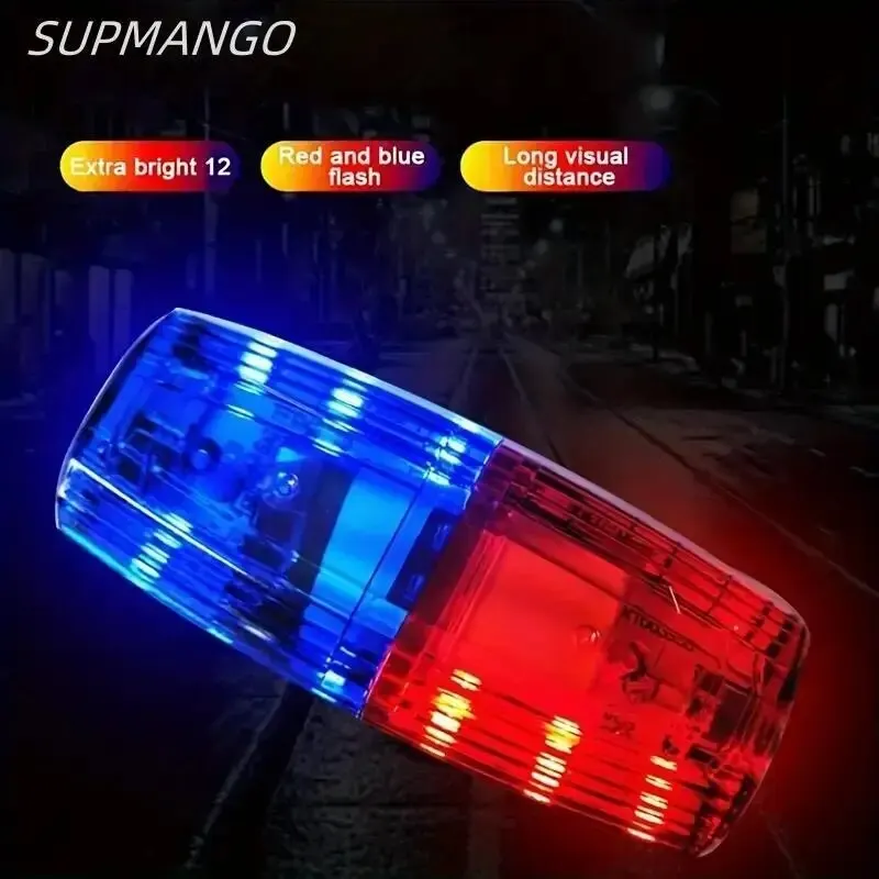 LED Warning Light Shoulder Warning Light Police Shoulder Clip Light Sanitation Worker Safety Patrol Alarm Flash Signal Strobe Lamp