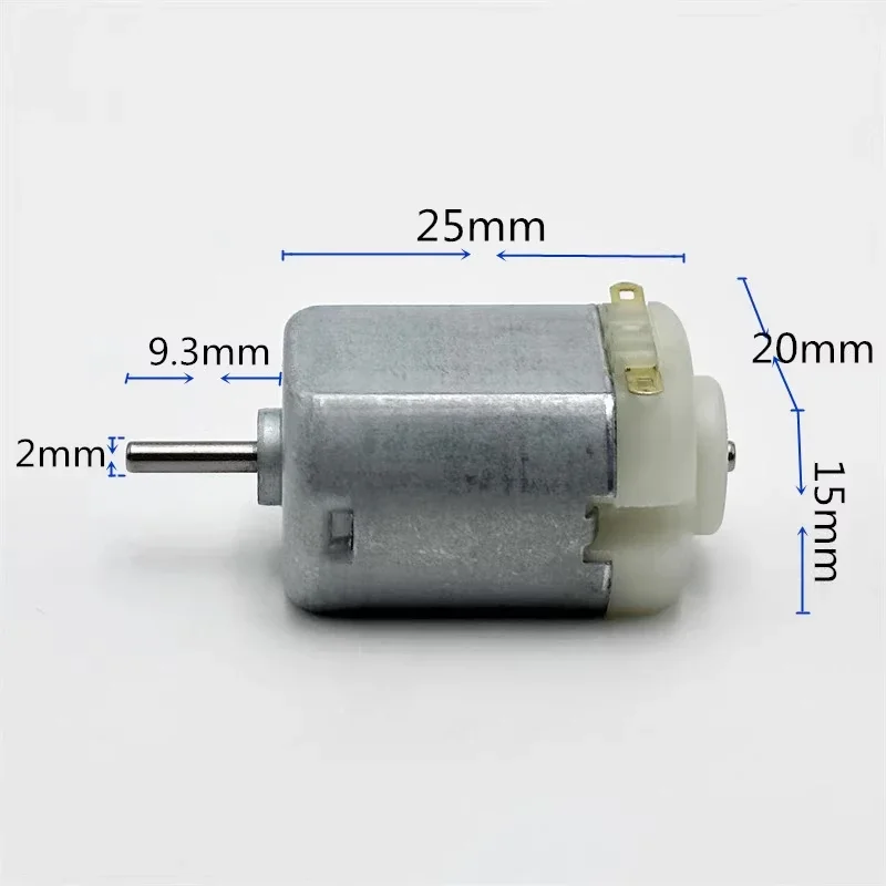 FC-130SA-2270 미니 130 모터 DC 3V 3.7V 21200RPM 고속 카본 브러시 마이크로 20mm 전기 모터 DIY RC 장난감 레이싱 슬롯카