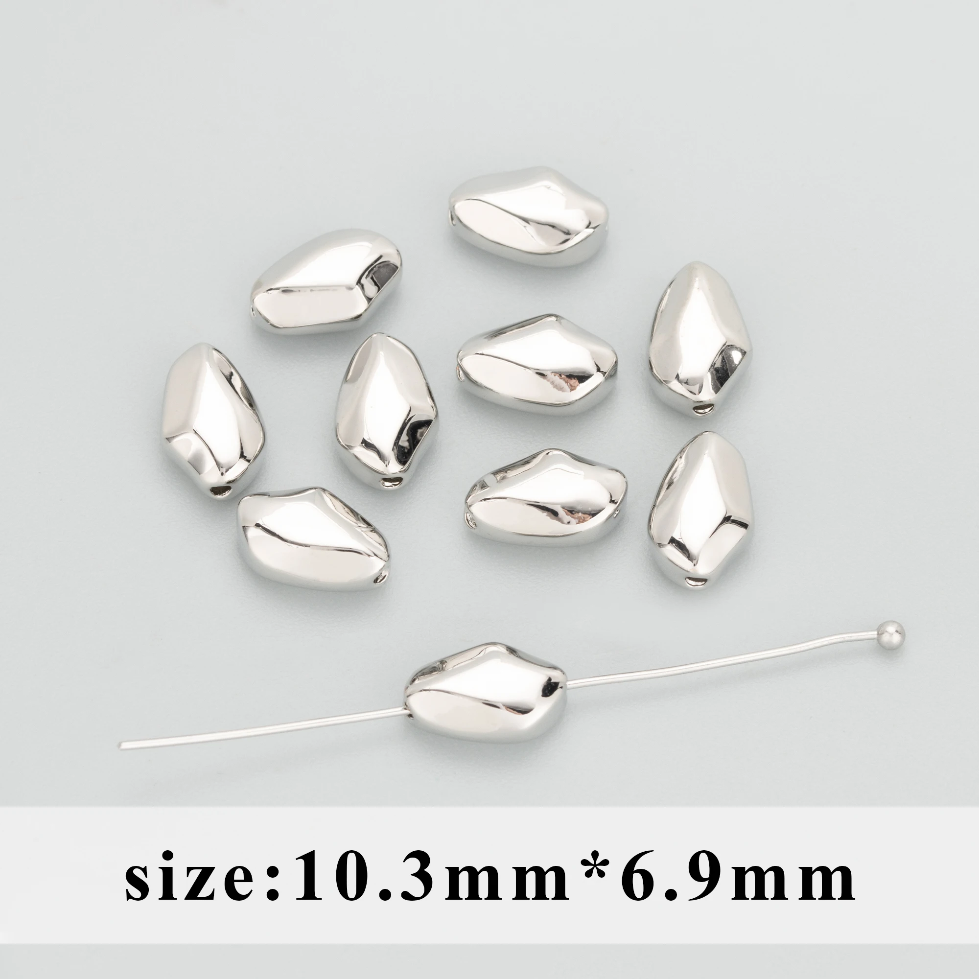 GUFEATHER MB61, 보석 액세서리, 18k 골드 로듐 도금, 니켈 프리, 구리, 보석 만들기, 매력, diy 펜던트, 20 개/몫