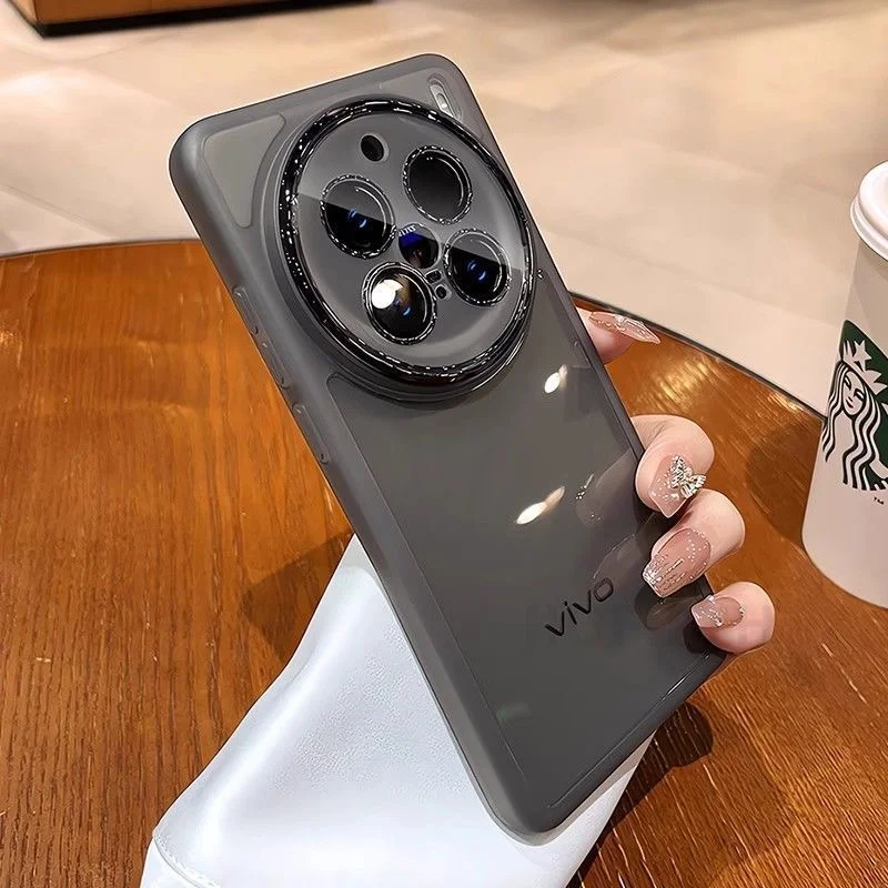 Soft Transparent Silicone Case with Camera Lens Protective Cover