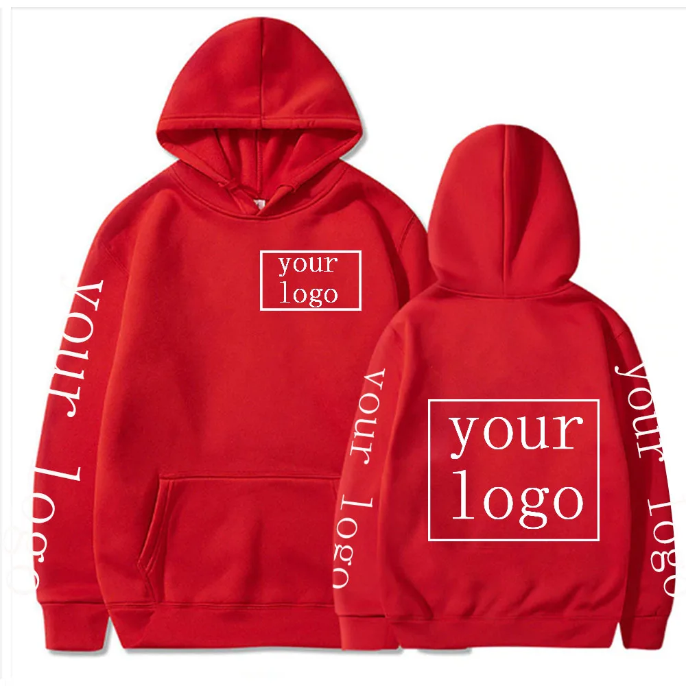 2022 Style Custom Hoodie Diy Text Couple Friends Family Logo Image Print Clothing Custom Sports Leisure Sweater Size Xs-4Xl