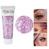Multifunctional Eye Glitter Nail Hair Body Face Glitter Gel Art Flash Loose Sequins Cream With Smear Spoon Festival Glitter Deco 2