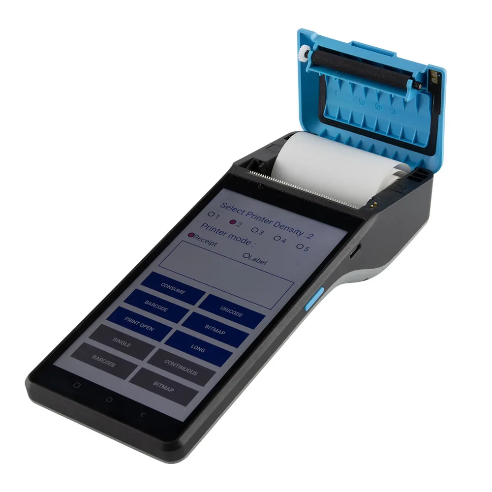 Terminale Pos Portatile Android Con Scanner Di Codici Qr Pos Mobile Best Seller Con Stampanti Per Schermi (Z300)