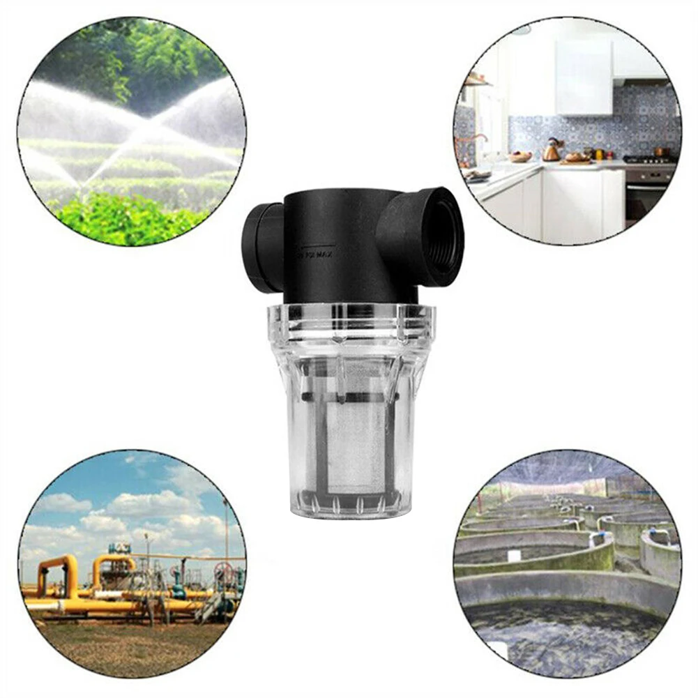 1pc 40 80Mesh Inline Mesh Strainer Water Pump Filter Screen Garden Irrigation Kitchen Filtration Thicker Pc Watering Pipe Filter