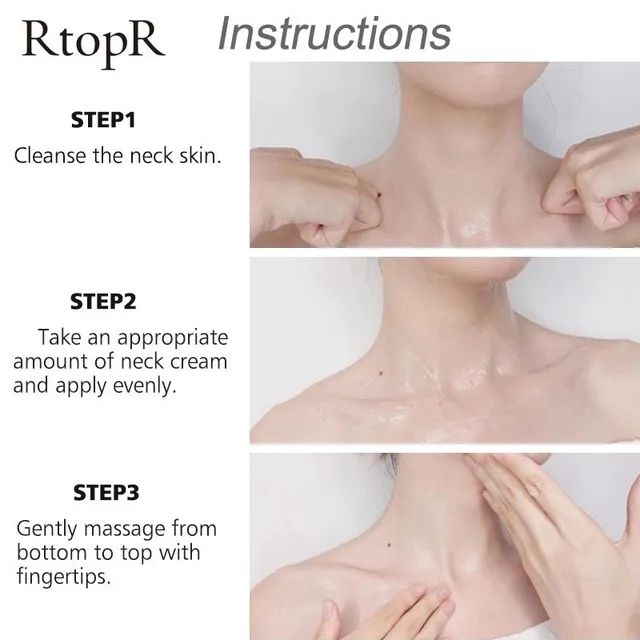 RtopR Neck Firming Wrinkle Remover Cream Rejuvenation Firming Skin  4