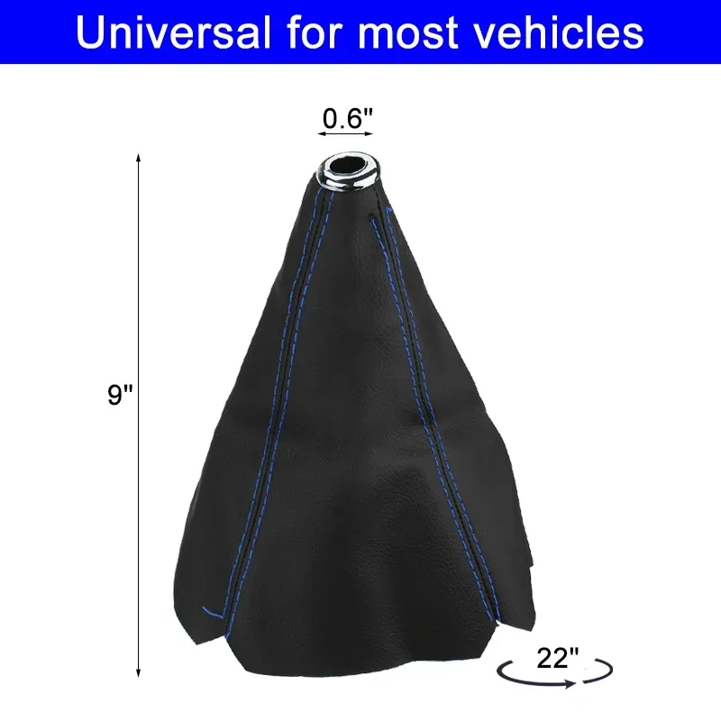 1Pc Car Manual Gear Shift Knob Gaiter Boot Dust Cover Universal Gear Shift Collars Lever Knob Boot Cover,car interior accessories,gear head cover