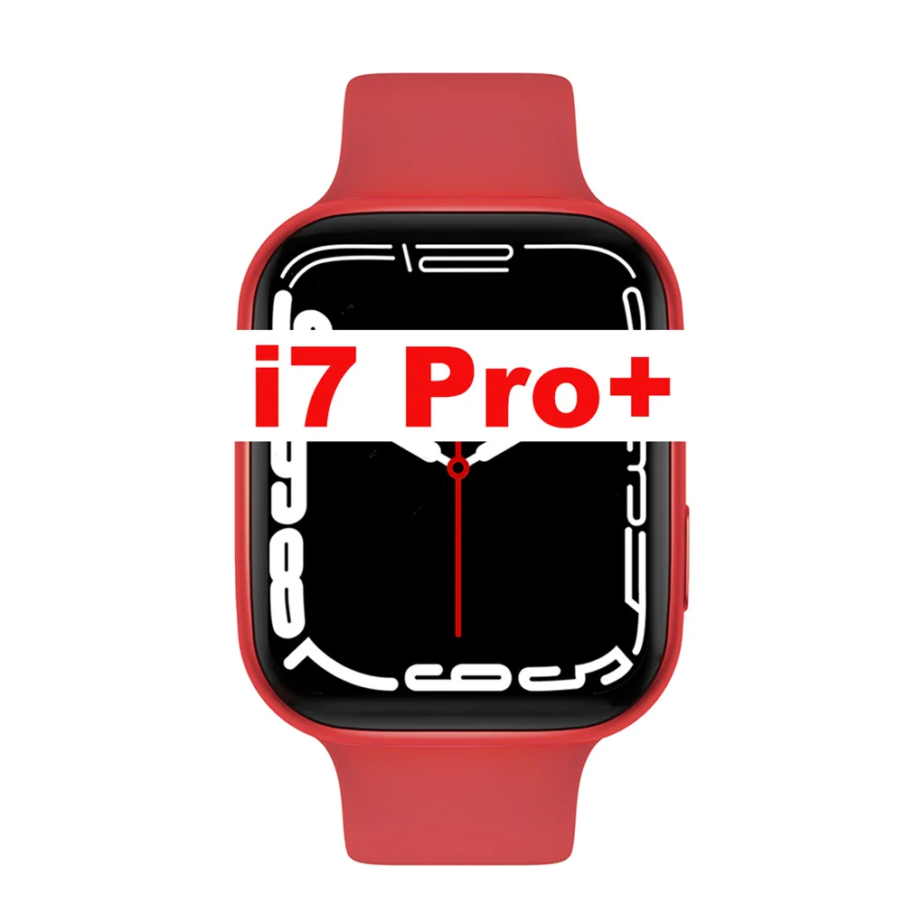 i7 Pro+ Smart Watch Serie7 Bluethooth Call Heart Rate Blood Pressure Sleep Monitoring Long Life Battery Smartwatch for Men Women 
