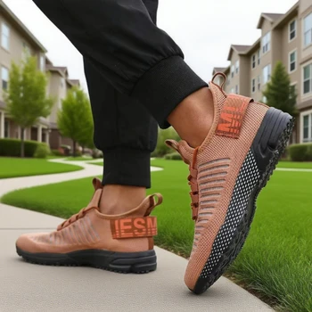جديد وصول الرجال تنفس شبكة احذية الجري 2025 أحذية رياضية خفيفة الوزن أنيقة أحذية رياضية غير رسمية أحذية رياضية الرجال 4