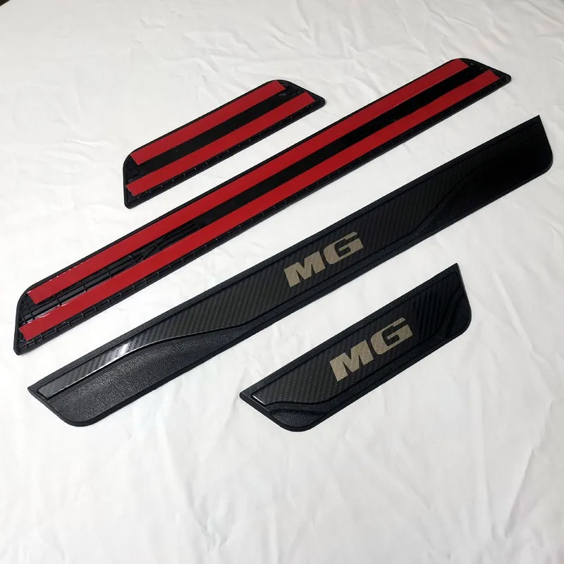 Carbonfaser Einstiegsleisten Für MG MG4 EV 2022- - 5-teilig, Kratzfest, Rutschsicher