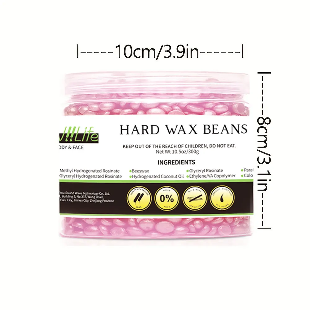 300g Hard Wax Beans Heating Machine Hair Removal Machine Wax Melting PotHot Film Painless Waxing Unisex Hair Removal ﻿ 2