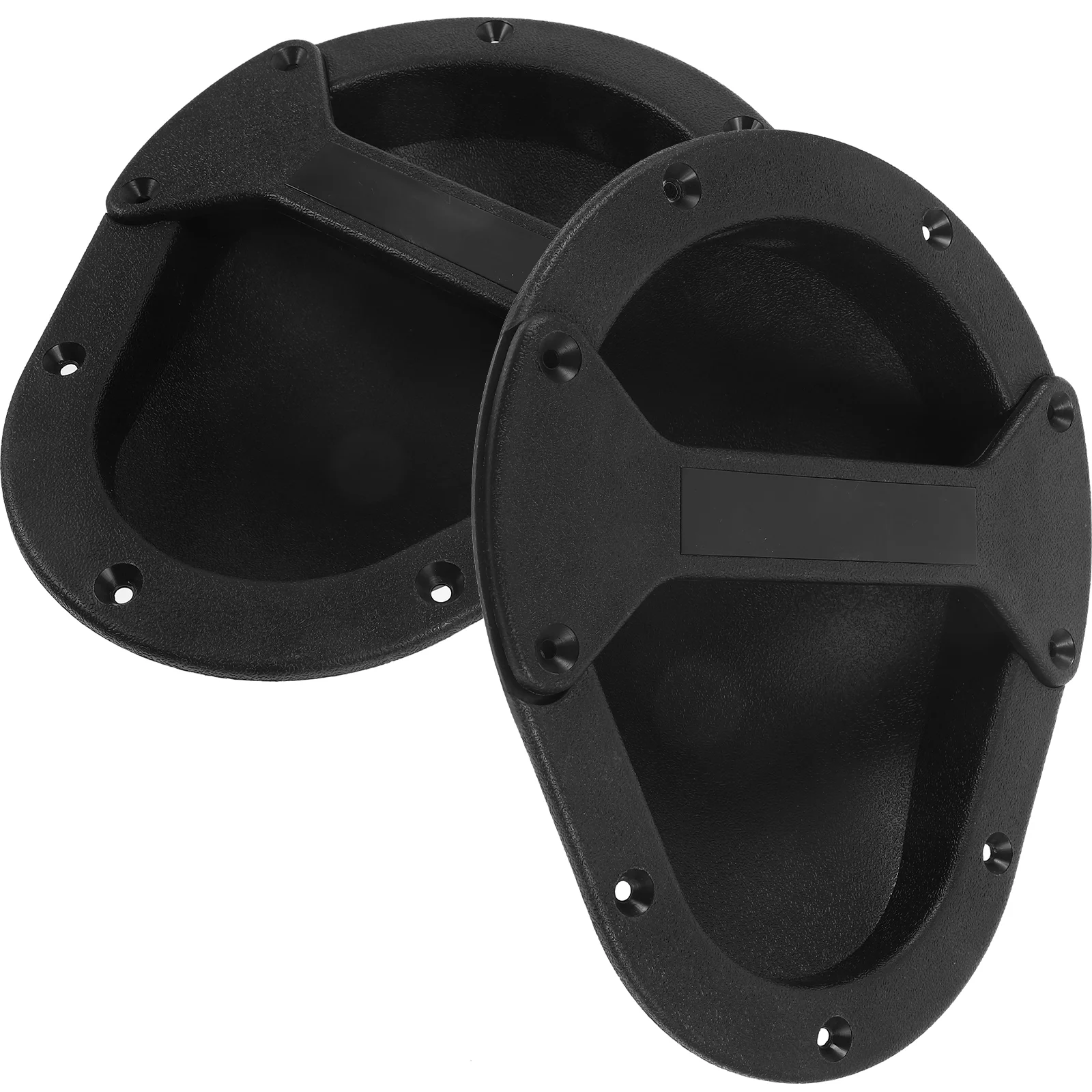 

2 Pcs Speaker Handle Speakers Audio Accessories Recessed Pull Replacement Plastic Supplies