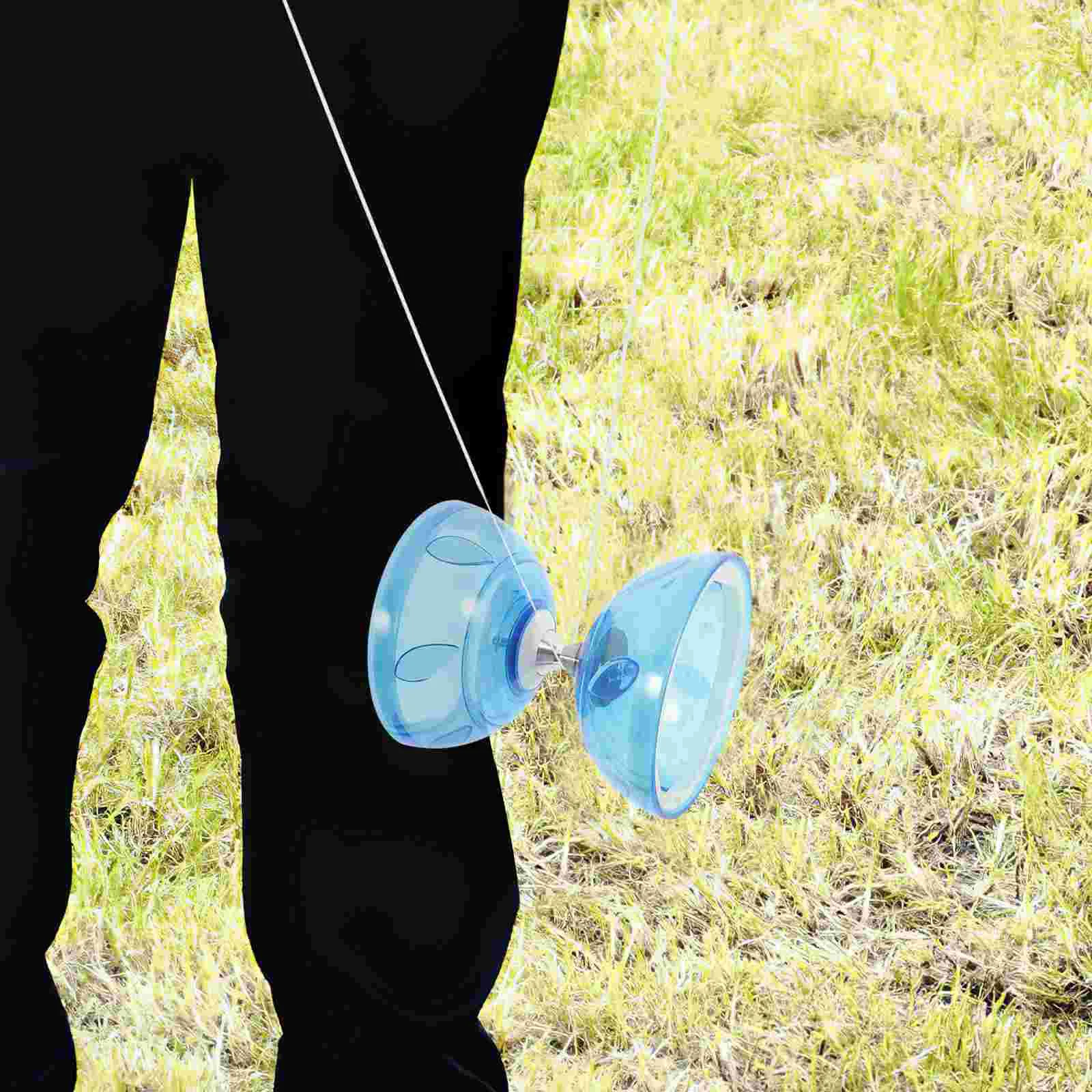 Chinese Diabolo Toy Three Bearing Classic Triple Funny Juggling Kids Outdoor for Double Head
