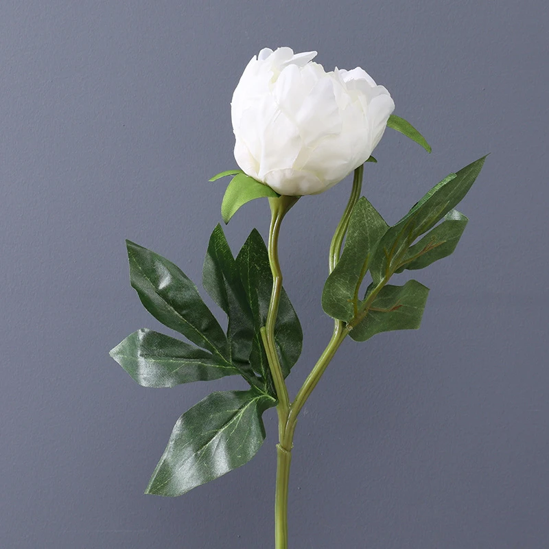 1Pcs Artificial Flowers Branches Silk Roses Peony Wedding Home Decor Arrange Fake Plants Valentine'S Day Gift DIY Bridal Bouquet 