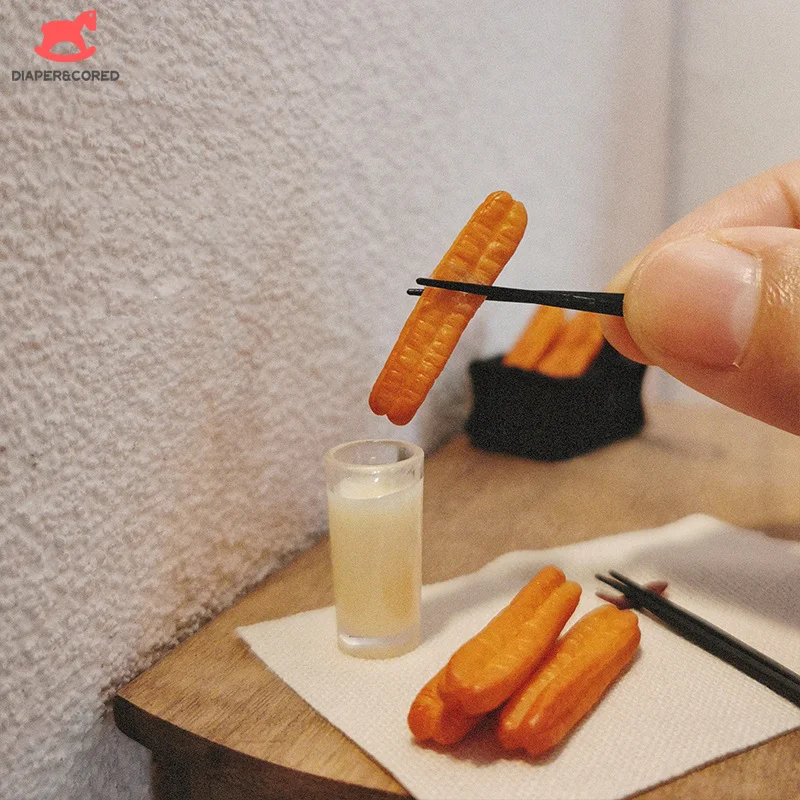Set De Desayuno En Miniatura Para Casa De Muñecas – 10 Piezas De Comida Y Accesorios De Resina, Ideales Para Juego De Cocina Y Decoración