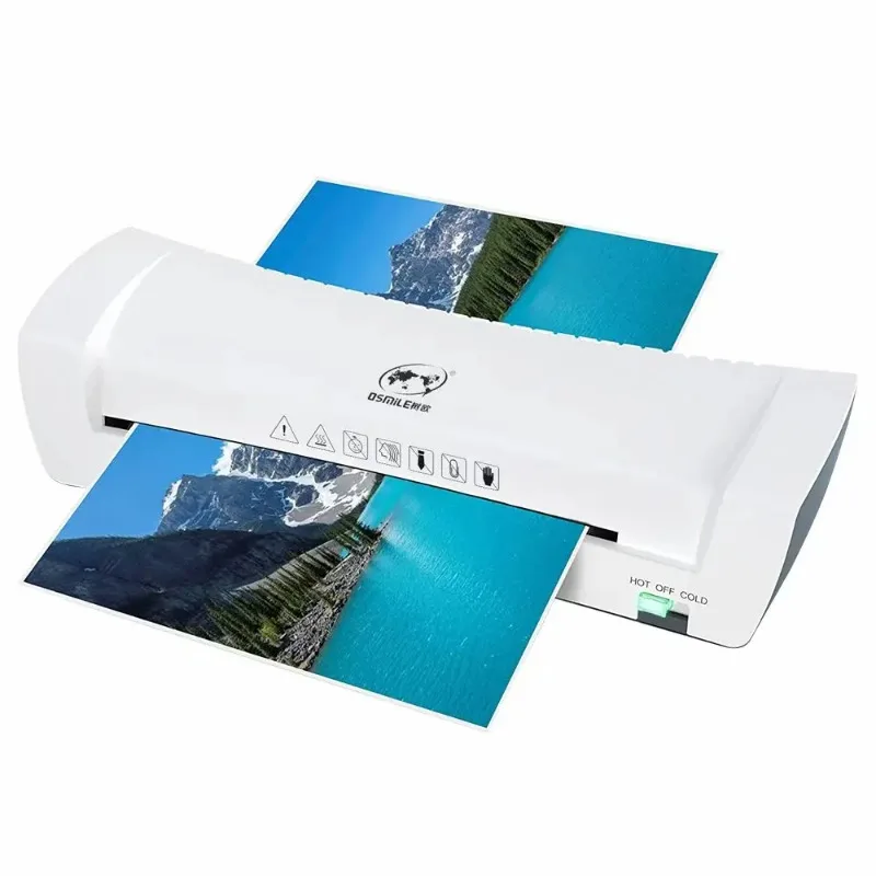 Home Office SL200A4 Laminator Thermoplastic Cold Mounting Dual-use Quick Preheating Constant Temperature Anti-Bubble Photo and D 5