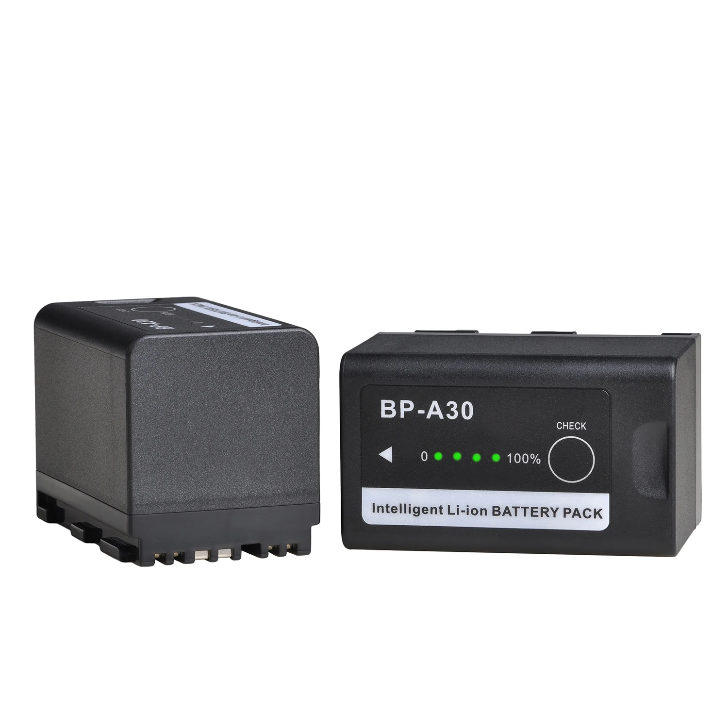 Batteria Da 3400Mah Bp-A30 Con Indicatore Di Alimentazione + Caricabatterie Rapido Per Canon Bp-A60 Bp-A90 Eos C200 C200B C220B C300 Mark Ii C300 Mar