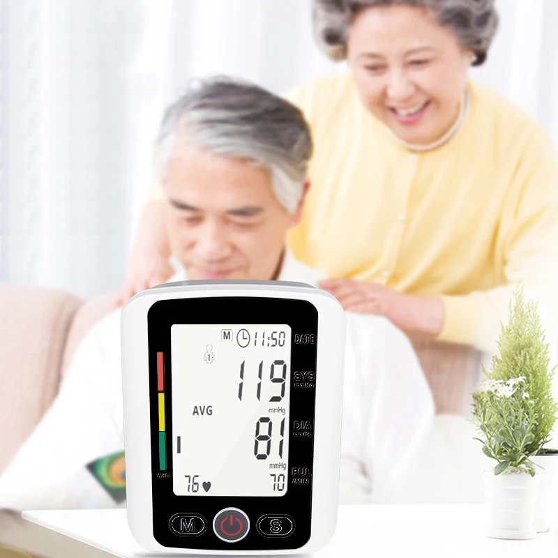 Medical Digital Arm BP Blood Pressure Monitor Tensiometer Tonometer Automatic Sphygmomanometer Heart Rate Pulse Meter Medical blood pressure monitor blood pressure meter