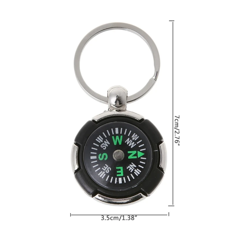 Outdoor Camping Hiking Mini Compass Navigator Portable Keychain Survival Tool waterproof compass mini compass navigation compass portable compass survival compass