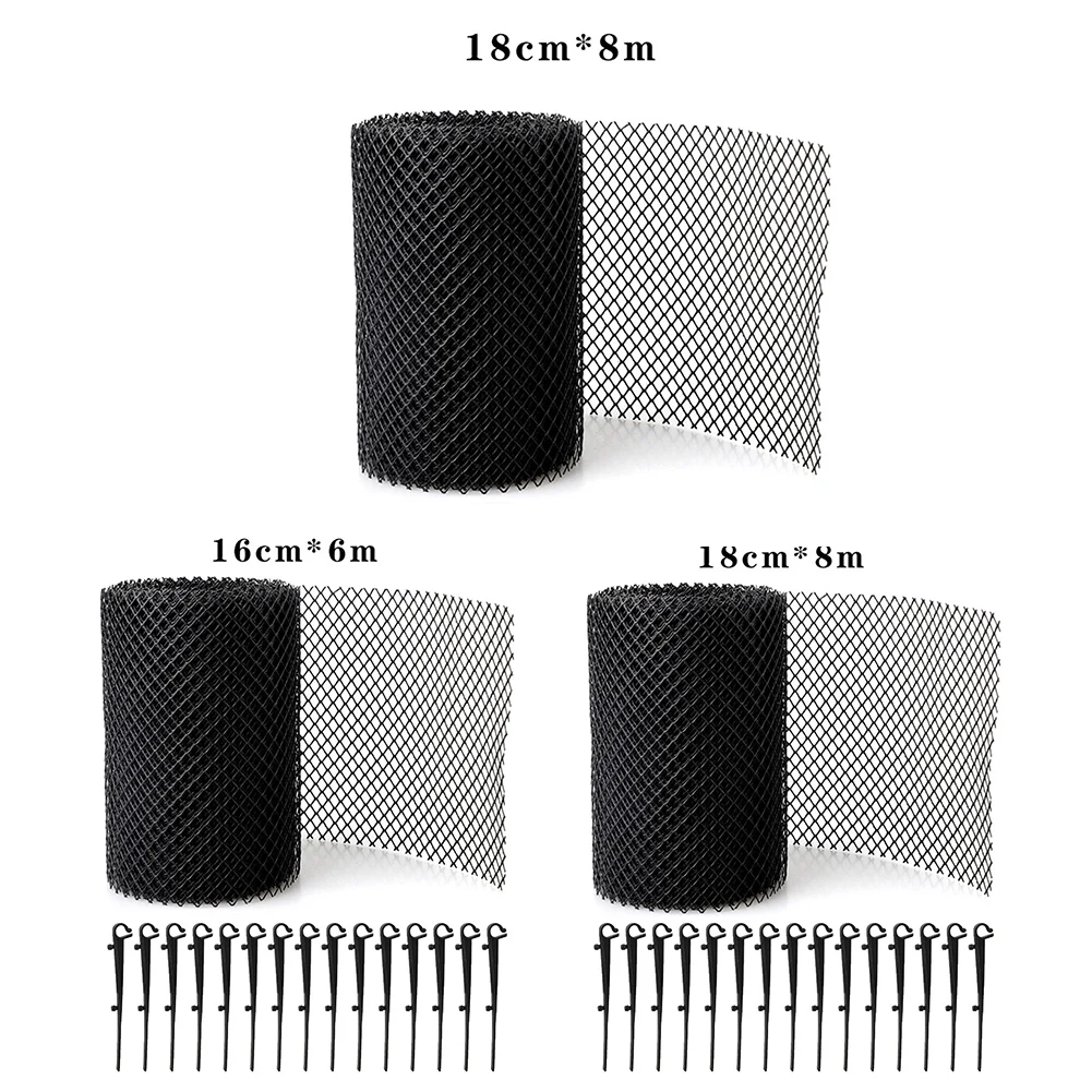 Gutter Protect Mesh Guard Leaf Mesh PP Installed Roll Keeps Leaves Dirt Out Gutters