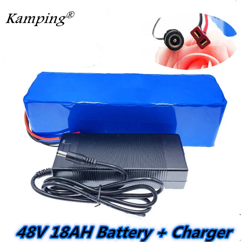 

48v 18Ah 1000w 13S3P Lithium ion Battery Pack For 54.6v E-bike Electric bicycle Scooter with discharge BMS Tariff free