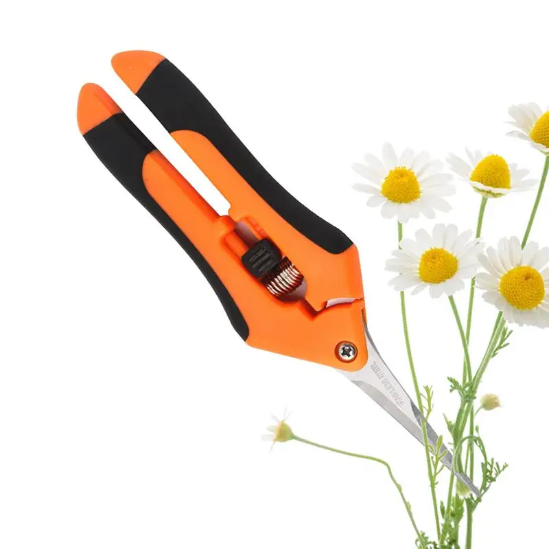 

stainless steel Garden Pruners professional sharp Shears Pruning with Soft Grip Handle Garden Scissor Tool for flowers plants