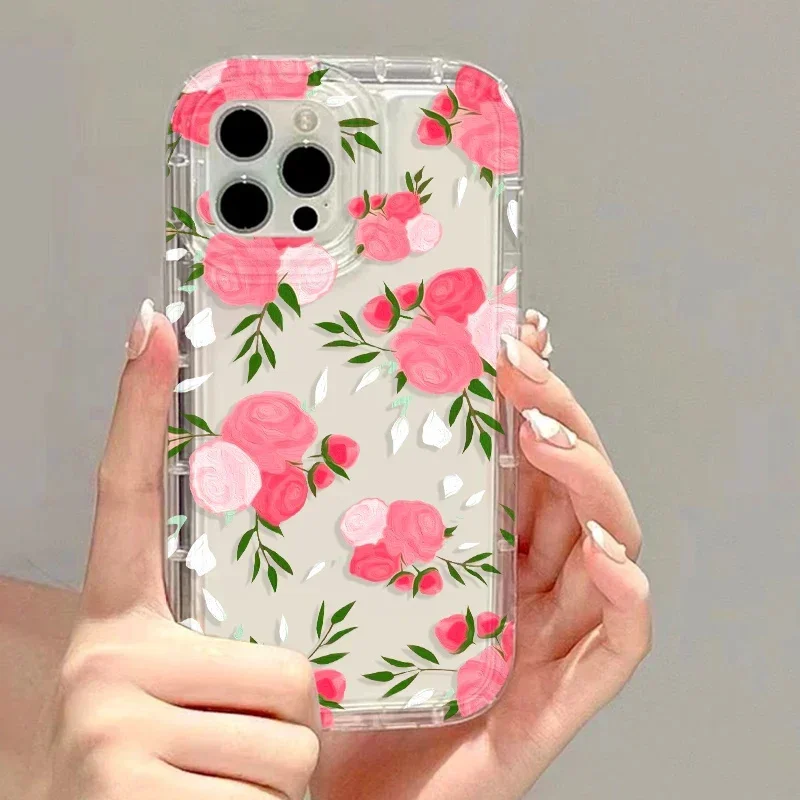 Floral Design Protective Phone Case