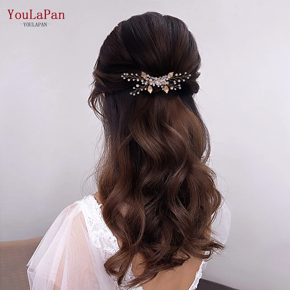 YouLaPan Many Styles Bridal Tiara Bridal Combs Wedding Hair Accessories Wedding Hair Jewelry Pearl Comb
