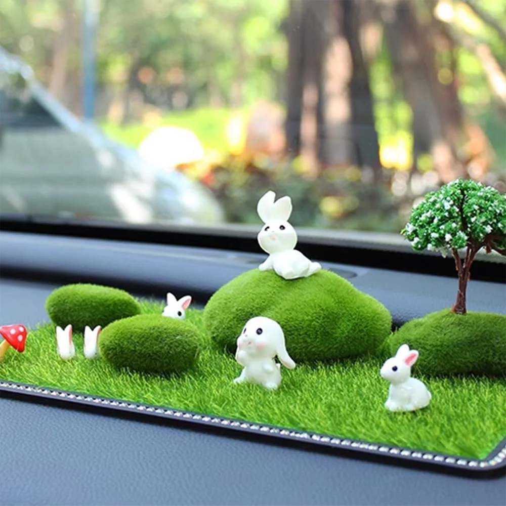 Cuttable Künstliche Simulation Moos Rasen Grüne Pflanze Gras Rasen Permanent Mini Landschaft Bonsai Hochzeit Garten DIY Dekoration – Detail 26