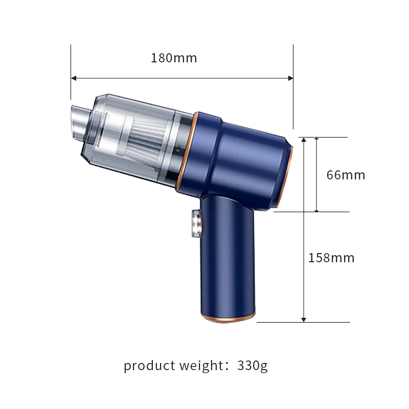 8000PA Wireless Car Vacuum Cleaner Blowable Cordless Handheld Auto Vacuums Portable Dual Use Mini Vacuum Cleaner For Car Home