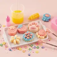 Cat Claw Pinching Toy Material Pack DIY Craft Blowable Bubble Cat Paw Mochi Material Pack Reusable Non-marking 1