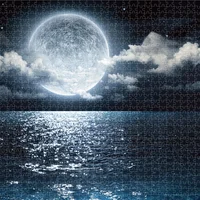 70*100cm 2000pcs Advanced Paper Jigsaw Puzzle Magical Moon Landscape Painting Stress Reducing Blazing with Color Christmas Gift 2
