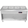 Lyroe Electric Tabletop Warming Table Stainless Steel With Drawer Food Warming Table 1