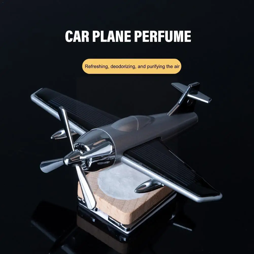 Car Solar Powered Aircraft Aromatherapy Solid Car Freshener Decorat Car Airplane X0h9 Decoration Aromatherapy Solar Air E6G9