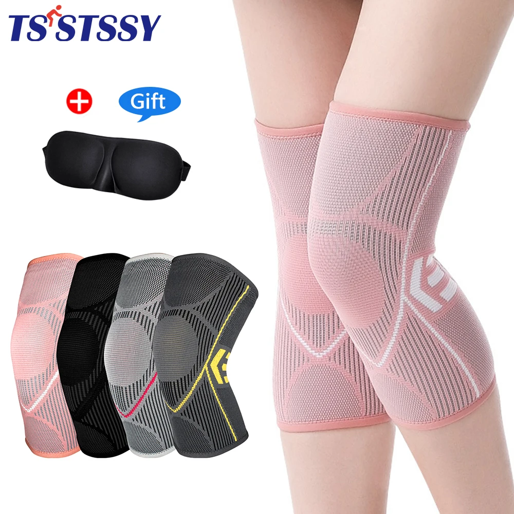 

1Pair Sports Knee Compression Sleeve Leg Support Brace for Arthritis, Joint Pain, Pain Relief, Injury Recovery, Running, Cycling