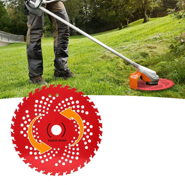 Testa Decespugliatore Multifunzionale - Lama 2 Denti + 5 Denti, Per Taglio Erba E Arbusti - Foto 11