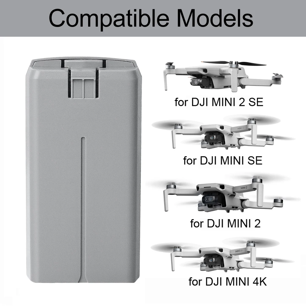 Batteria Intelligente Dregin 2400 MAh 7,7V Per Drone DJI Mini 2 / SE / 2 SE / 4K