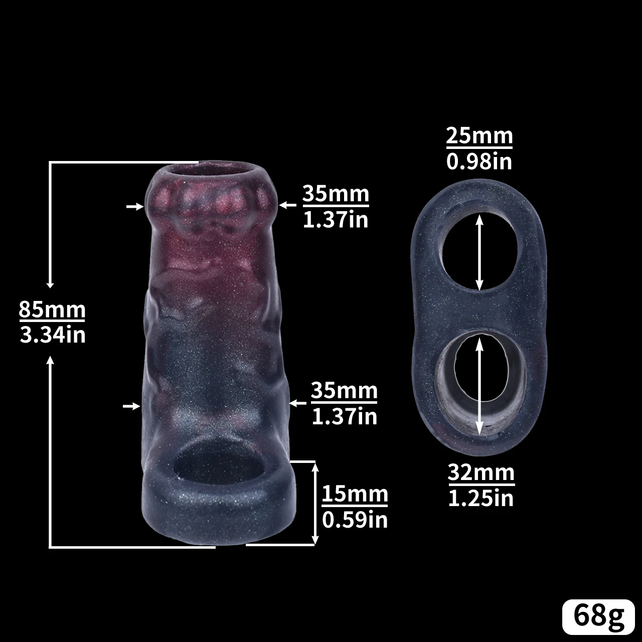NNSX Penis Extender Cock Sleeve Men Adult Sexy Fantasy Silicone Delay Ejaculation Enlargement Reusable Condom Training Sex Toys