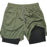 Men's Two-in-one Multifunctional Shorts Summer Quick-drying Casual Breathable Sports Pant Boxing Jiu-jitsu Training Shorts M-3XL 2