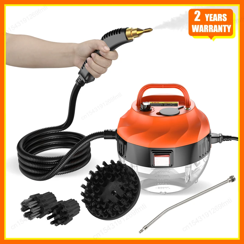 

Household Steam Cleaner 2500W Portable Handheld High Temperature Pressurized Steam Cleaning Machine Car Kitchen Cleaning Tools