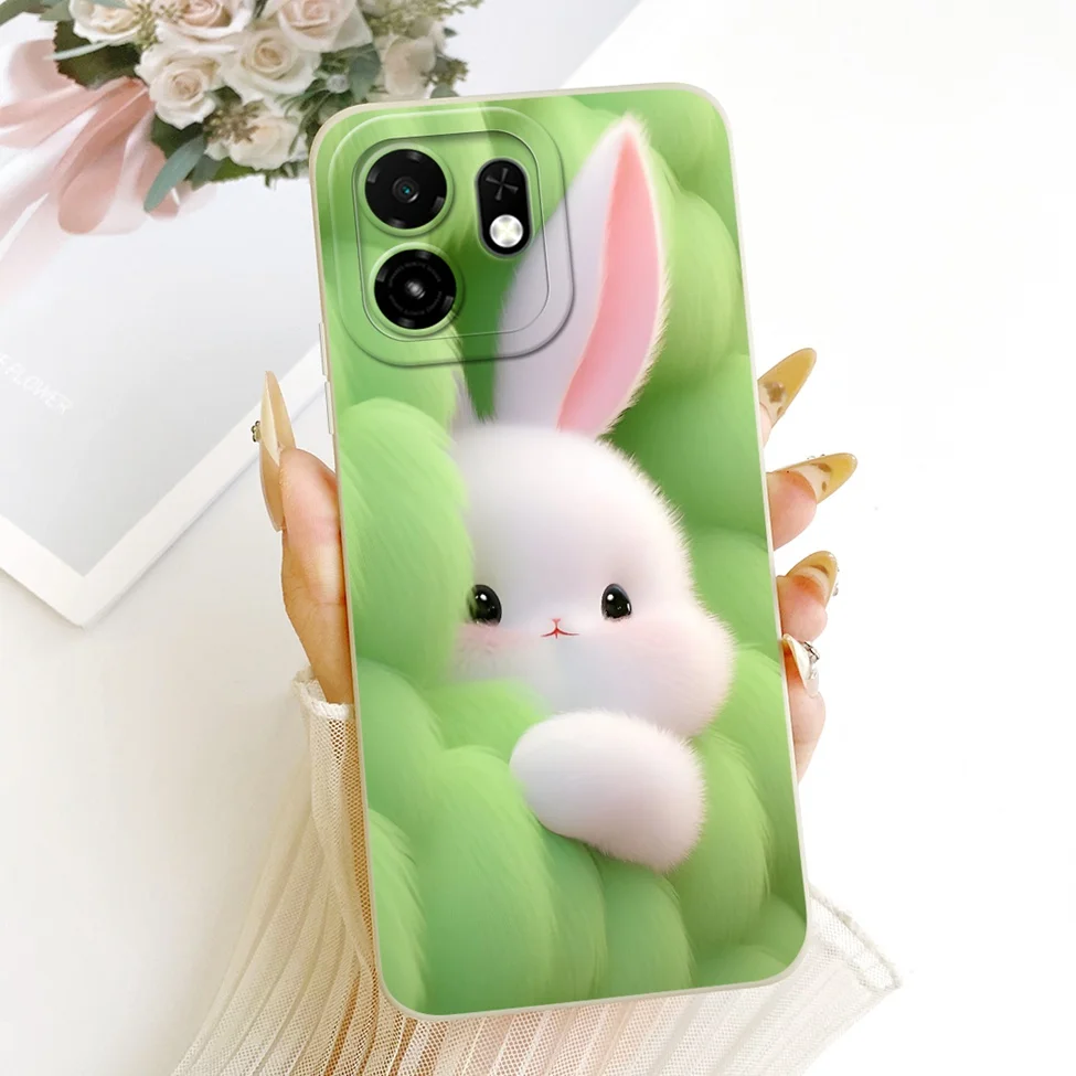Luxury Floral Phone Case - Fashionable Silicone Cover with Cute Painted Design