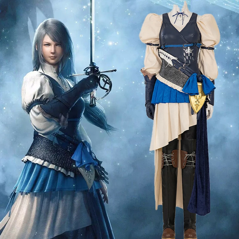 

Custom Size Made Final Fantasy XVI FFXVI FF16 Jill Warrick Cosplay Costume Game Uniform Anime Outfits Halloween Suits Full Set