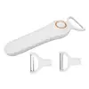 Multifunction Electric Peelers 3-in-1 Premium Stainless Steel Vegetable Cutter Potato Peeler USB Charging Fruit Peeling Machine 6
