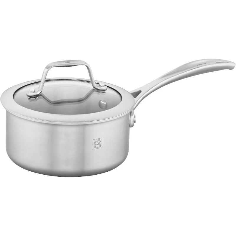 ZWILLING Spirit 3-ply 10-pc Stainless Steel Pots and Pans Set, Dutch Oven, Fry Pan,Silver 4