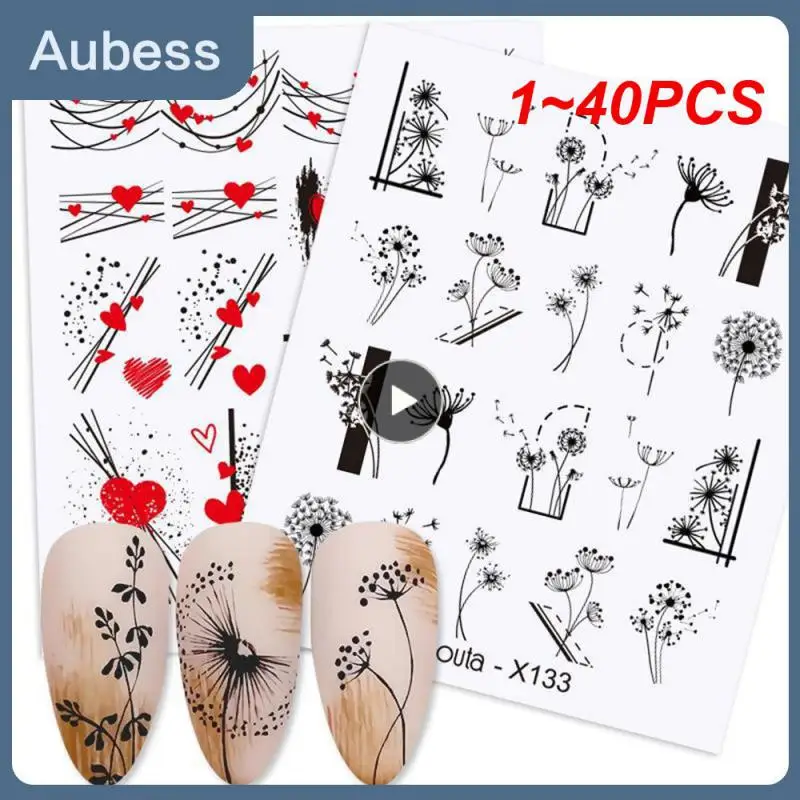 

1 ~ 40 шт./упаковка, наклейки в виде летающих бабочек