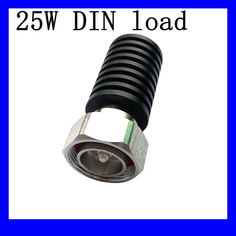 

Free shipping 7/16 DIN male plug 25W DC-3GHz/4GHZ/6GHZ ,50 ohm coaxial RF Dummy Load Termination