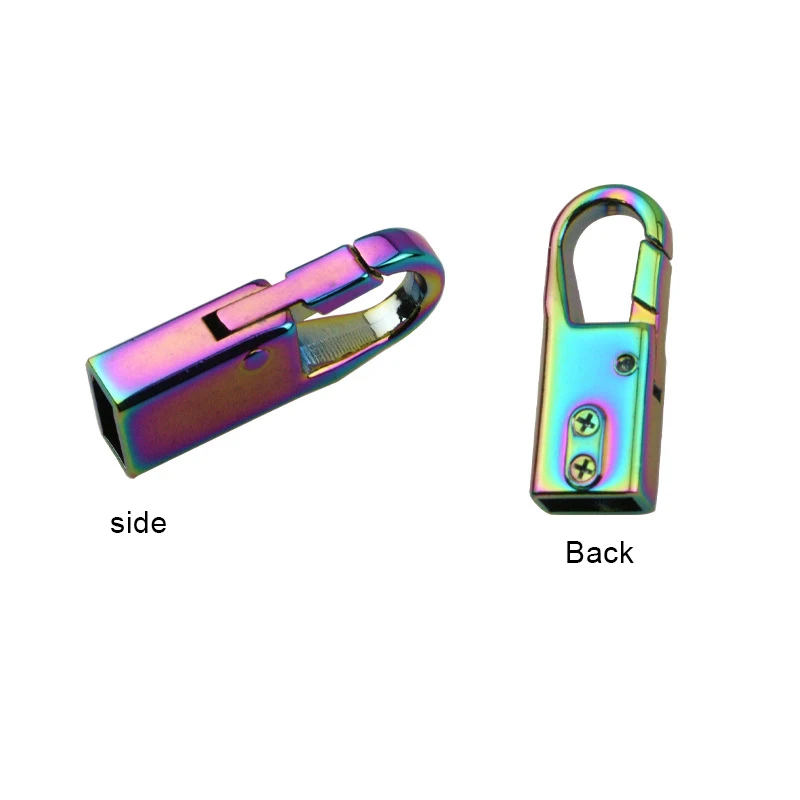 Rainbow Bag Strap Screw Side Clip Clasp Handbag Metal Buckles Bag Chain Belt Connector Hook DIY Crafts Hardware Accessories