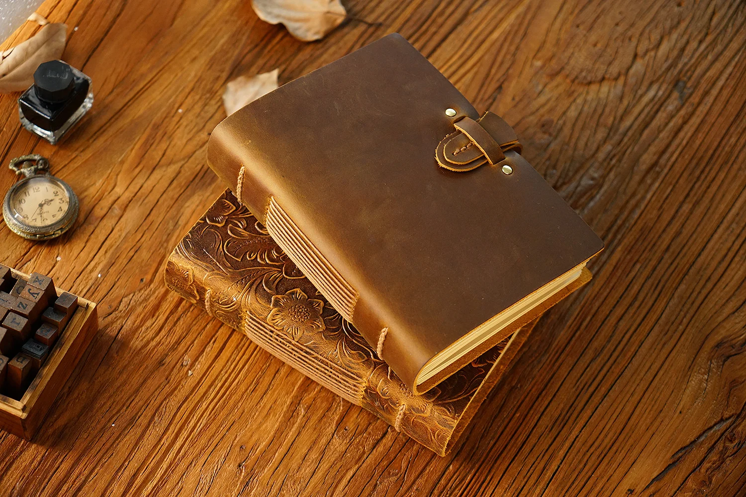 AIGUONIU Genuine Leather Notebook Neutral Vintage Cowhide Notepad Creative Women/Men Sketchbook Diary Notebook Wholesale