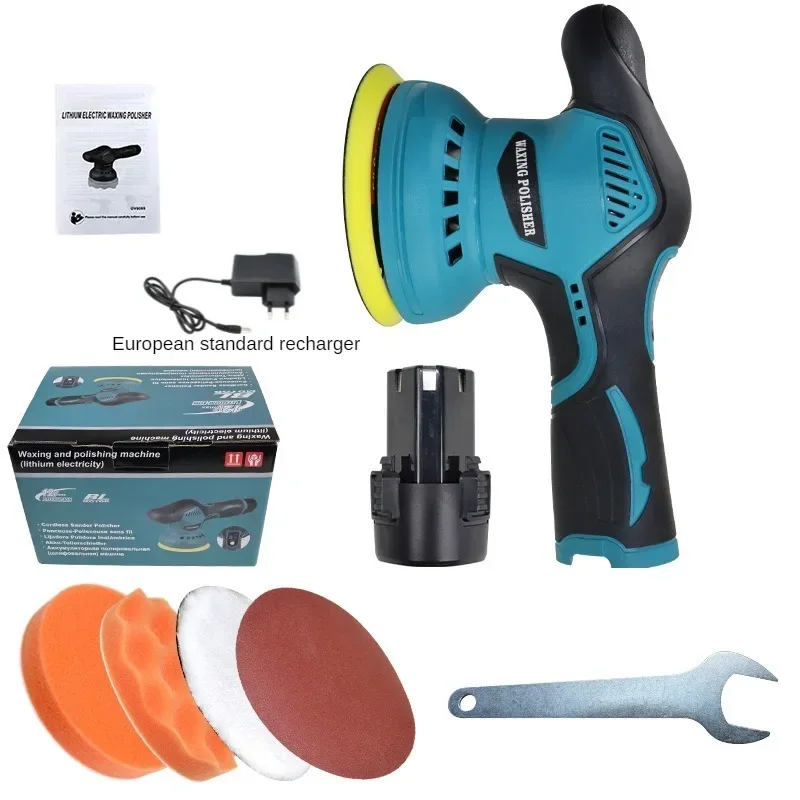 Car Polisher 12V Cordless 8 Gears Automotive Electric Waxing Repairing Wireless Sander Polish Tools For Car