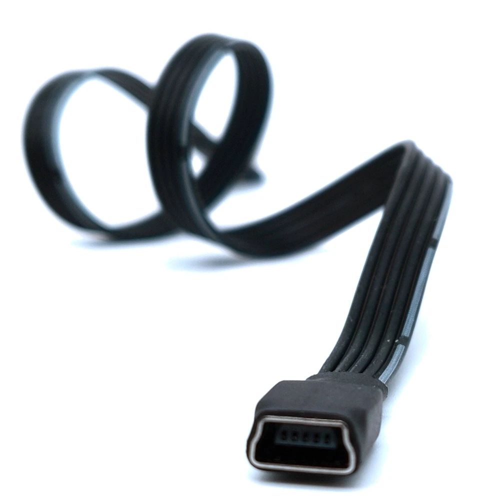 미니 USB 5 핀 수-암 연장 어댑터, 90 도 좌우 상하 앵글 미니 USB 수 어댑터, 5cm