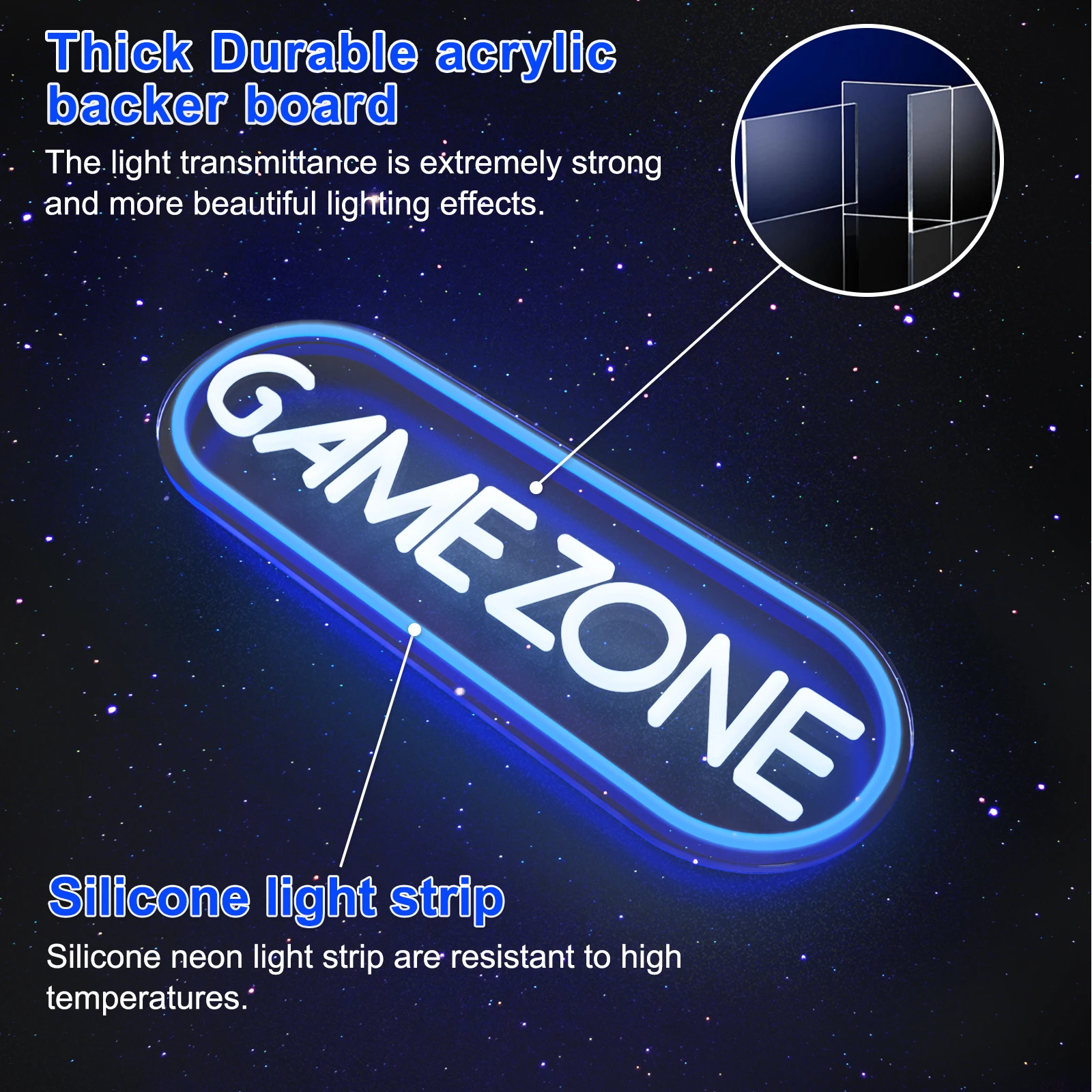 Led Game Room Neon Signs Dimmable Neon Lights for Bedroom Wall Gaming Decor Room Decor Boys Teen Kids Gifts Party Decorations